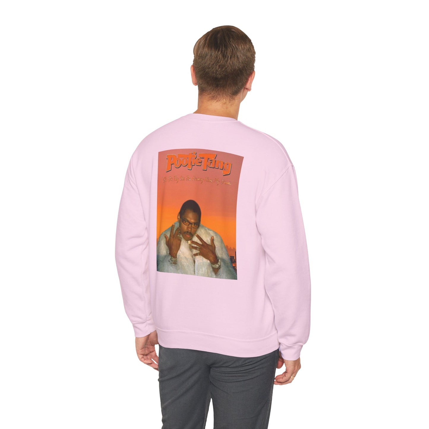 Pootie Tang Keywear Graphic Sweatshirt — Vintage Portrait Back Print Crewneck