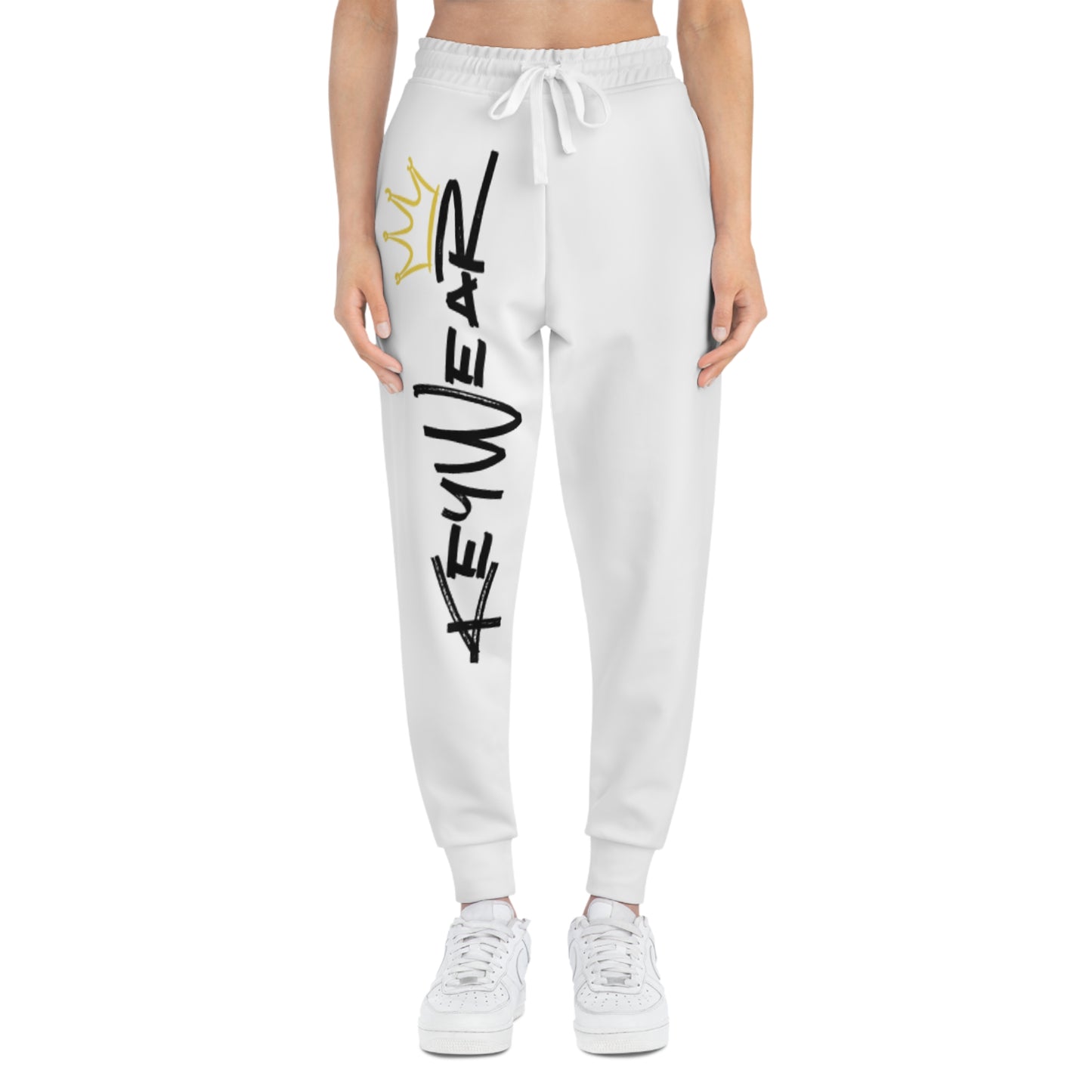 KeyWear White Athletic Joggers