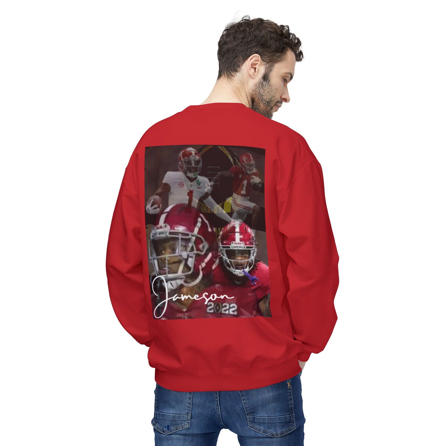 Jameson Alabama Crimson Tide Custom Fleece Sweatshirt - KeyWear Graphic Edition