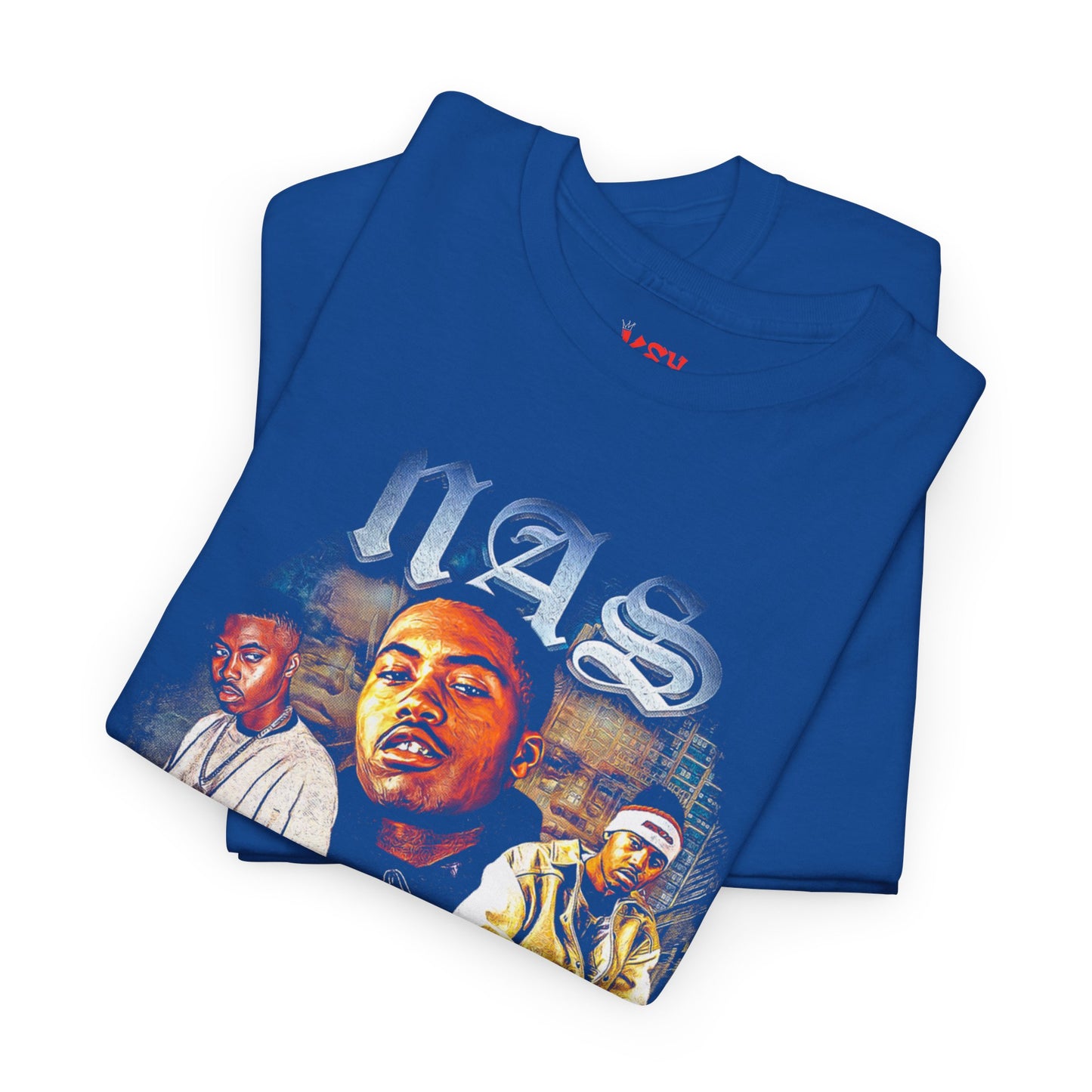 Nas Graphic Tee Vintage Hip Hop Portrait Collage