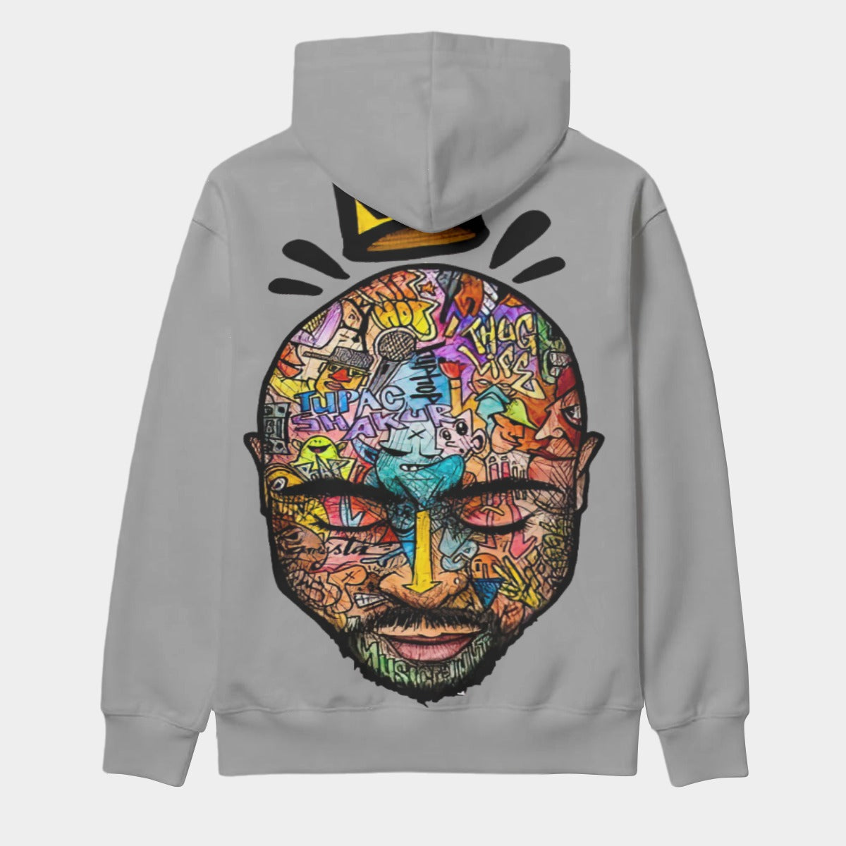 2pac Graphic Pullover Hoodie
