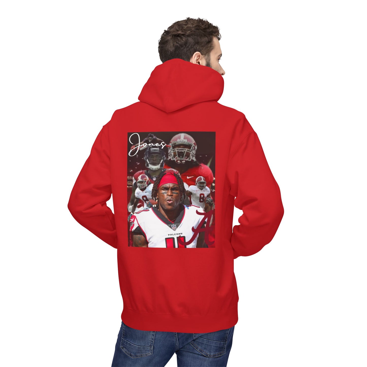 Julio Jones Custom Hoodie — 'Keywear' Signature Graphic Football Player Pullover