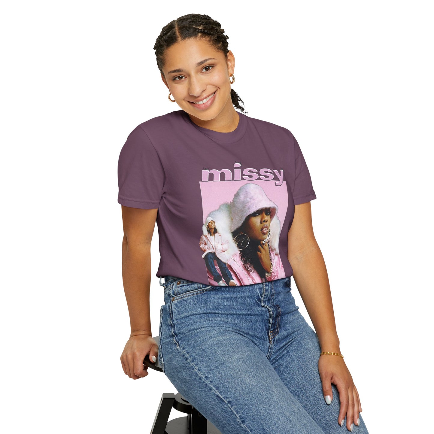Missy Elliot Graphic T-shirt Portrait