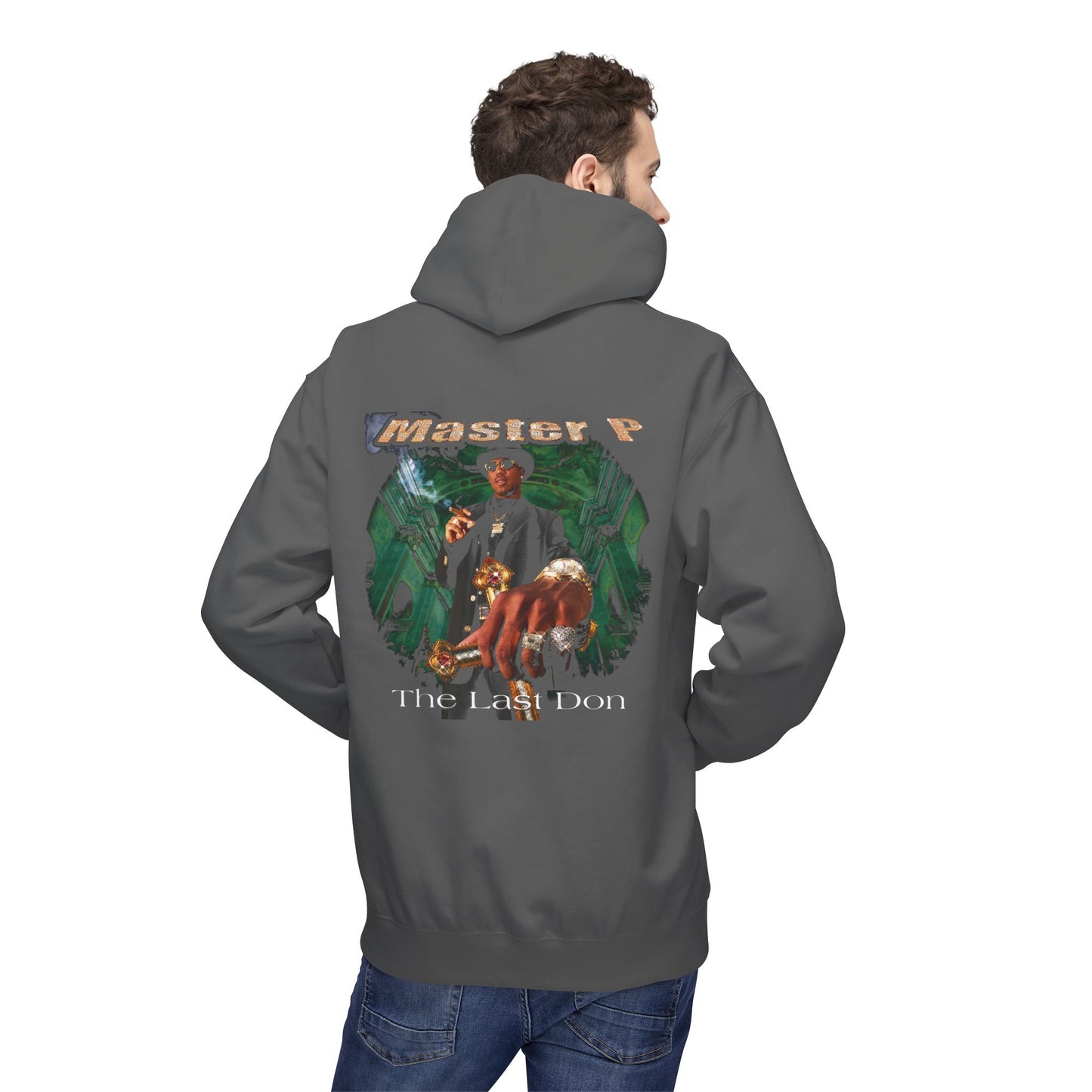 Master P The Last Don Graphic Hoodie — 'Master F' Retro Hip-Hop Crown Logo