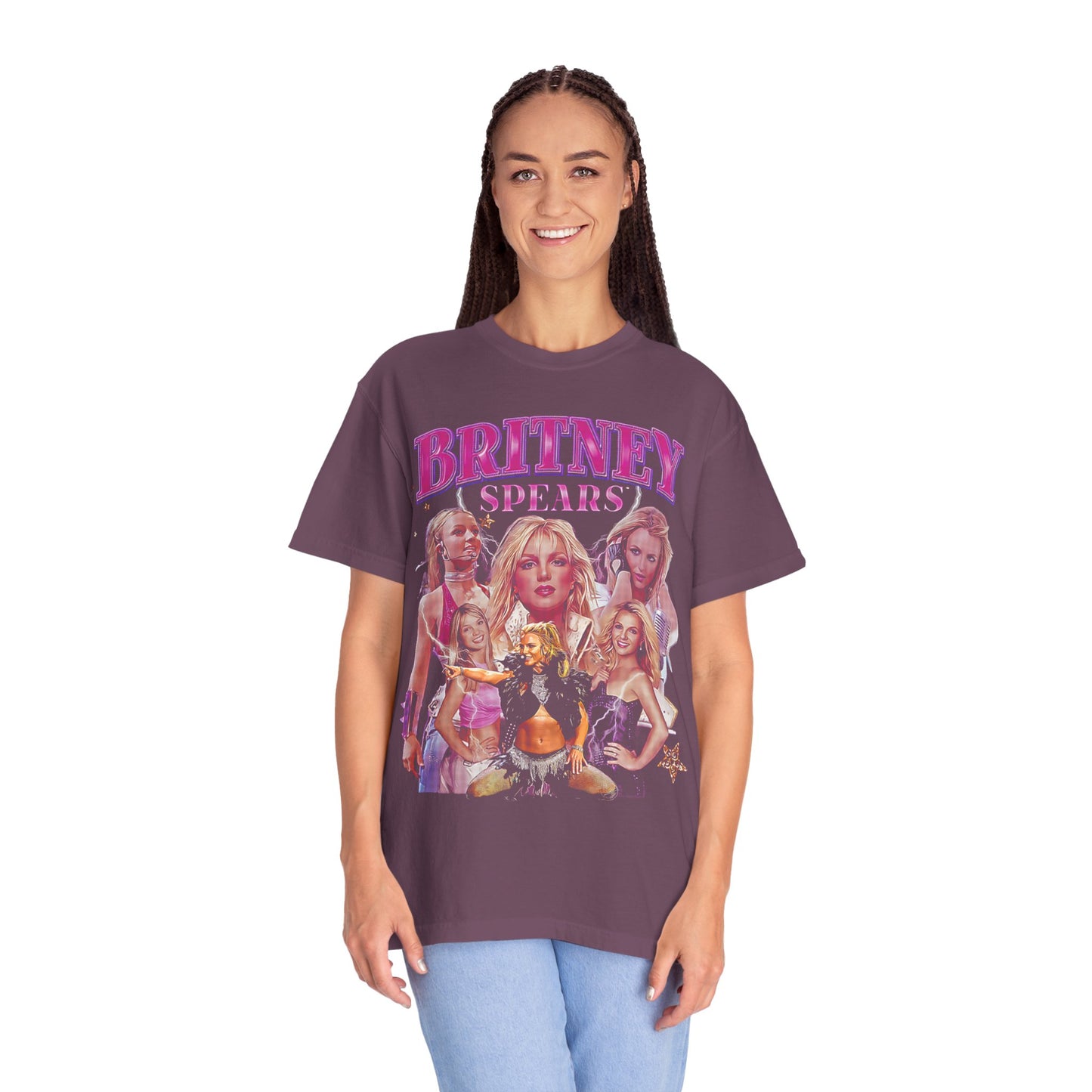 Britney Vintage Pop Star Collage T-Shirt