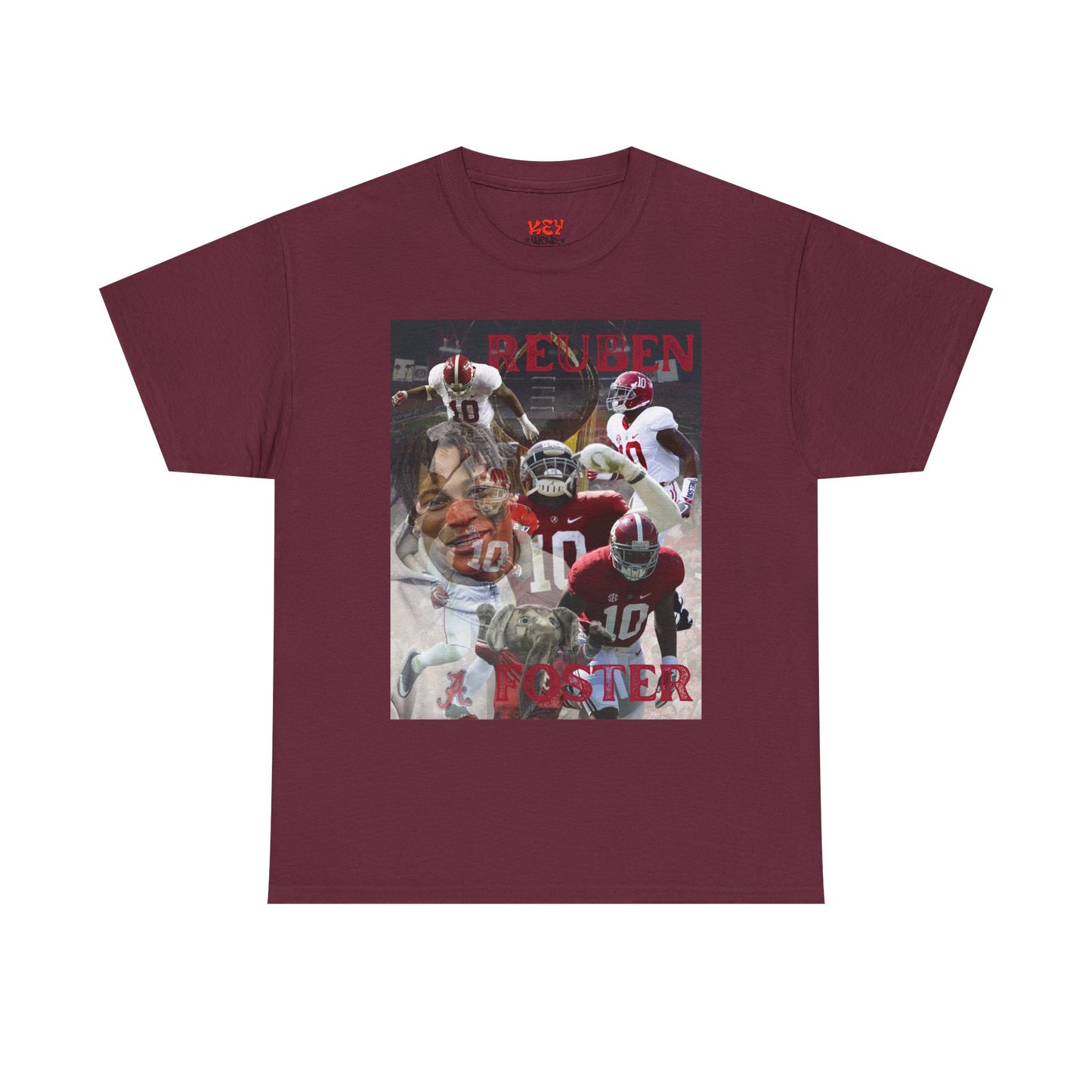 Reuben Foster Custom Sports Tee, Unisex Cotton Shirt for Game Day, Football Fan Merchandise, Casual Wear, Gift for Him or Her