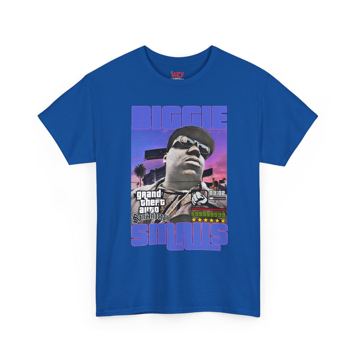 Biggie Tee — Retro Dragon Warrior Graphic T‑Shirt