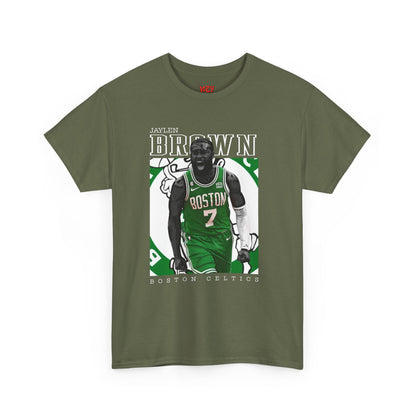 Jaylen Brown Boston Celtics Graphic Tee — NBA Player Basketball Fan Shirt