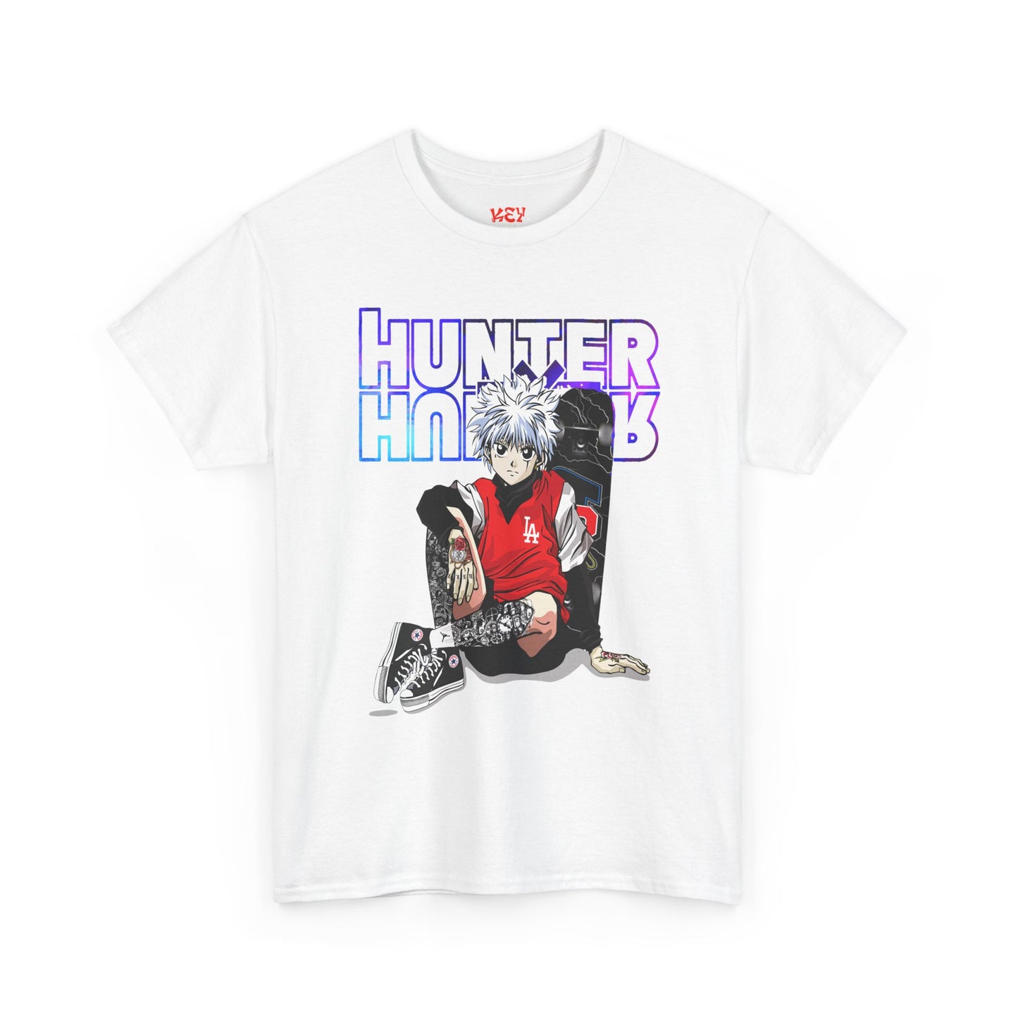 Hunter x Hunter Unisex Heavy Cotton Tee - Anime Graphic Tee