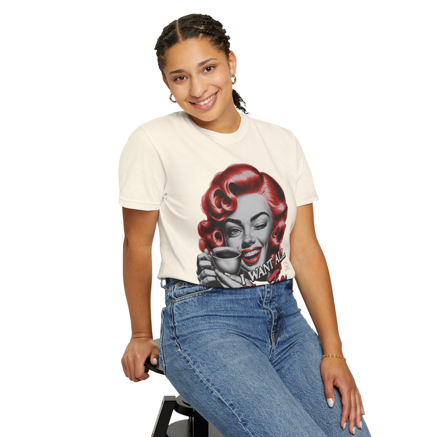 "I Want All The Tea" Retro T-shirt