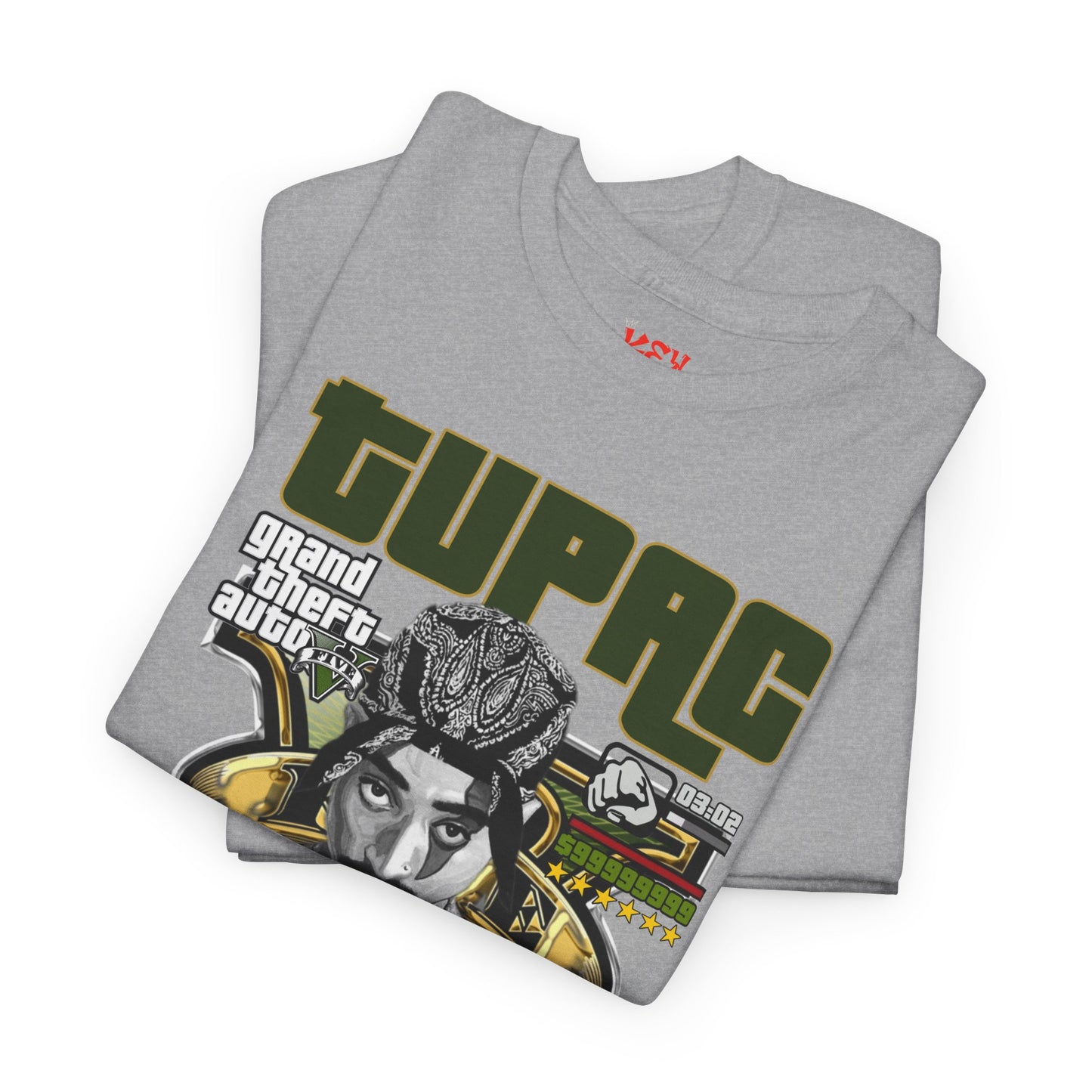 2pac Tribute Unisex Heavy Cotton Tee