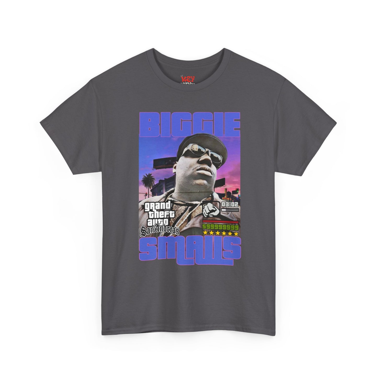 Biggie Tee — Retro Dragon Warrior Graphic T‑Shirt