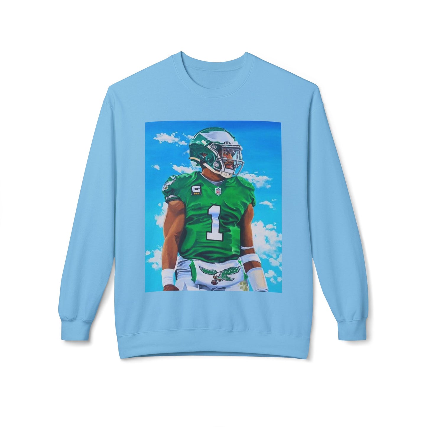Jalen Hurts Athletic Art Fleece Crewneck Sweatshirt