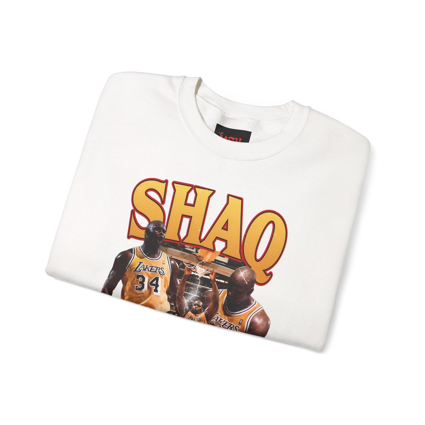 Shaq Attack Crewneck Sweatshirt, Basketball Apparel, Unisex Streetwear, Sports Fan Gift, Cozy Layering Essentials