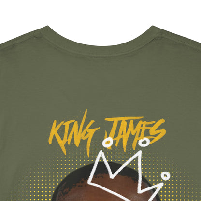 'King'  James Crown Face T-shirt