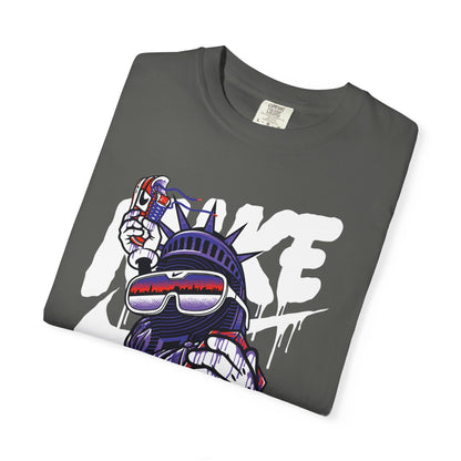 Retro Graffiti Statue of Liberty Illustration (’Like’ Spray Can)