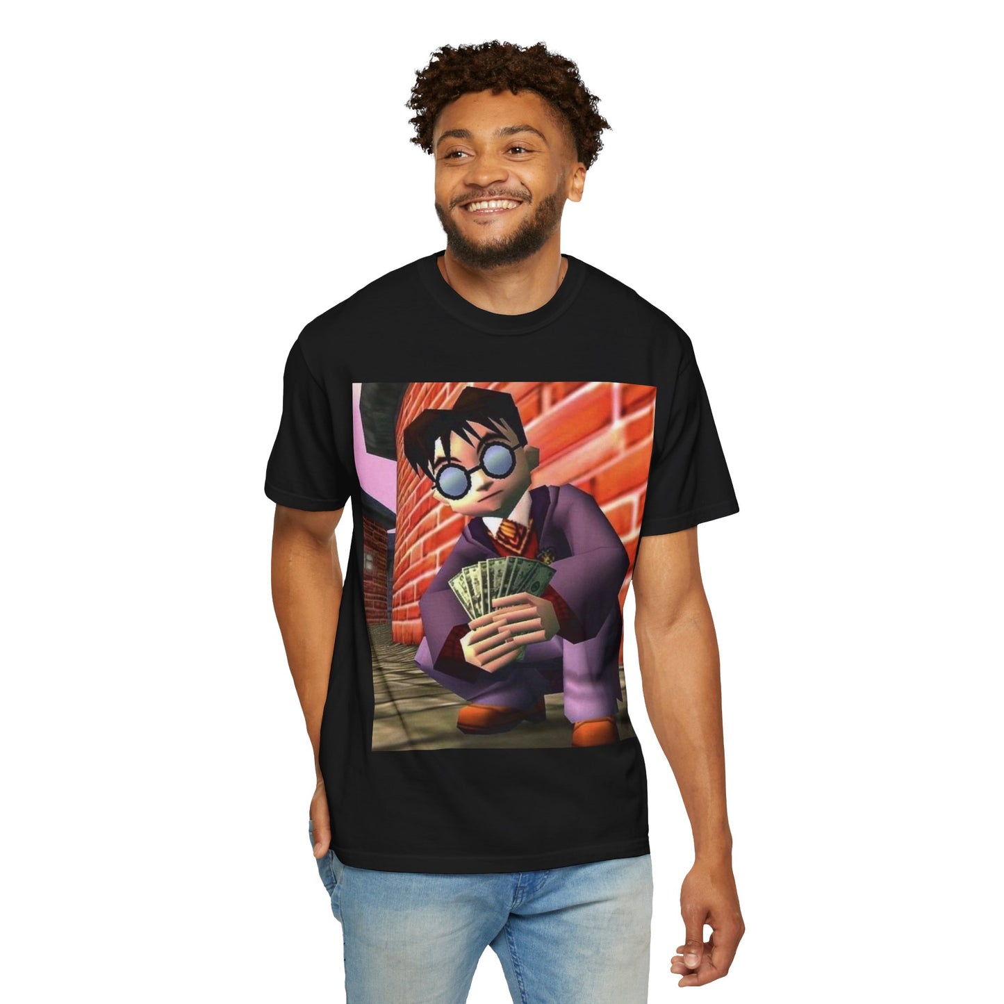 Harry Potter Retro Gamer Cash Graphic T-Shirt