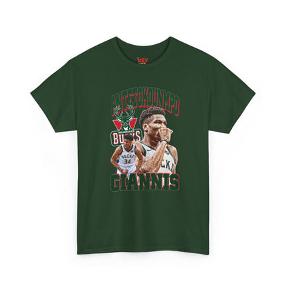 Giannis Antetokounmpo Unisex Heavy Cotton Tee - Basketball Fan Apparel