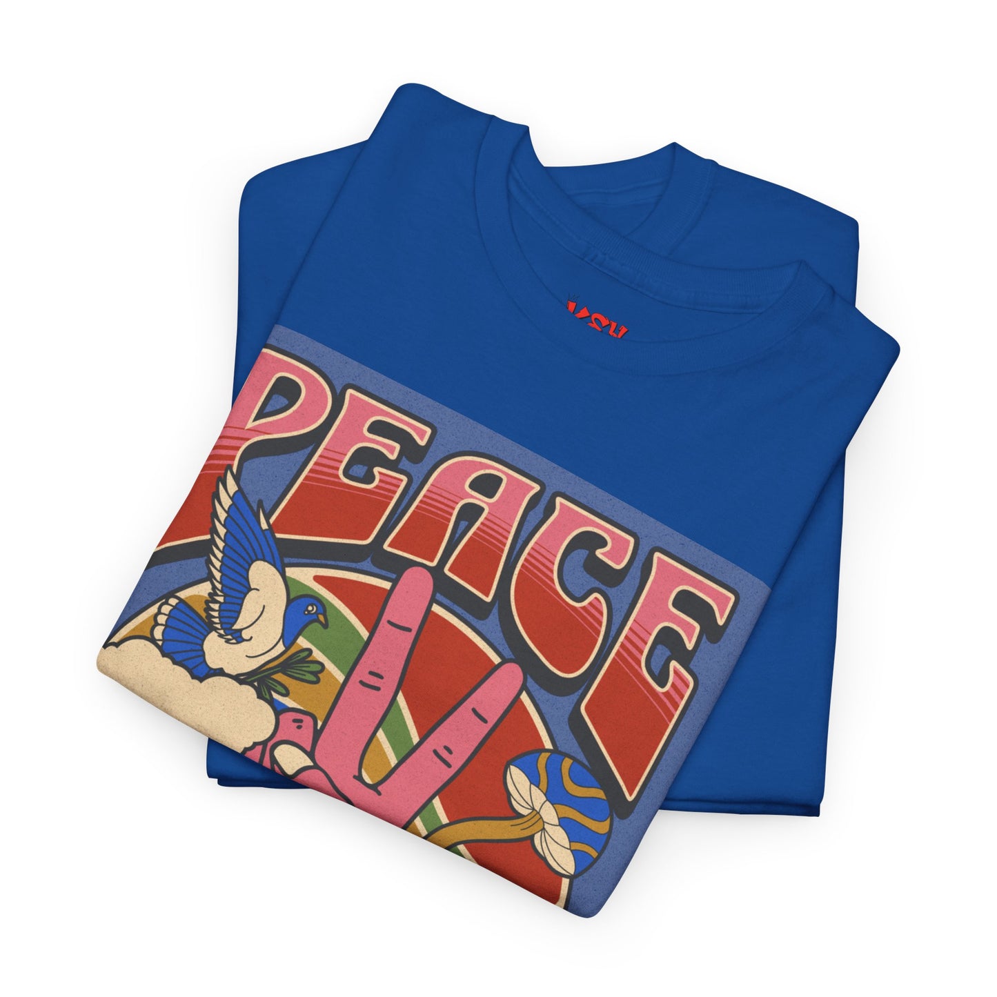 Peace Always T-Shirt – Retro 70s Hippie Peace Sign Graphic Tee