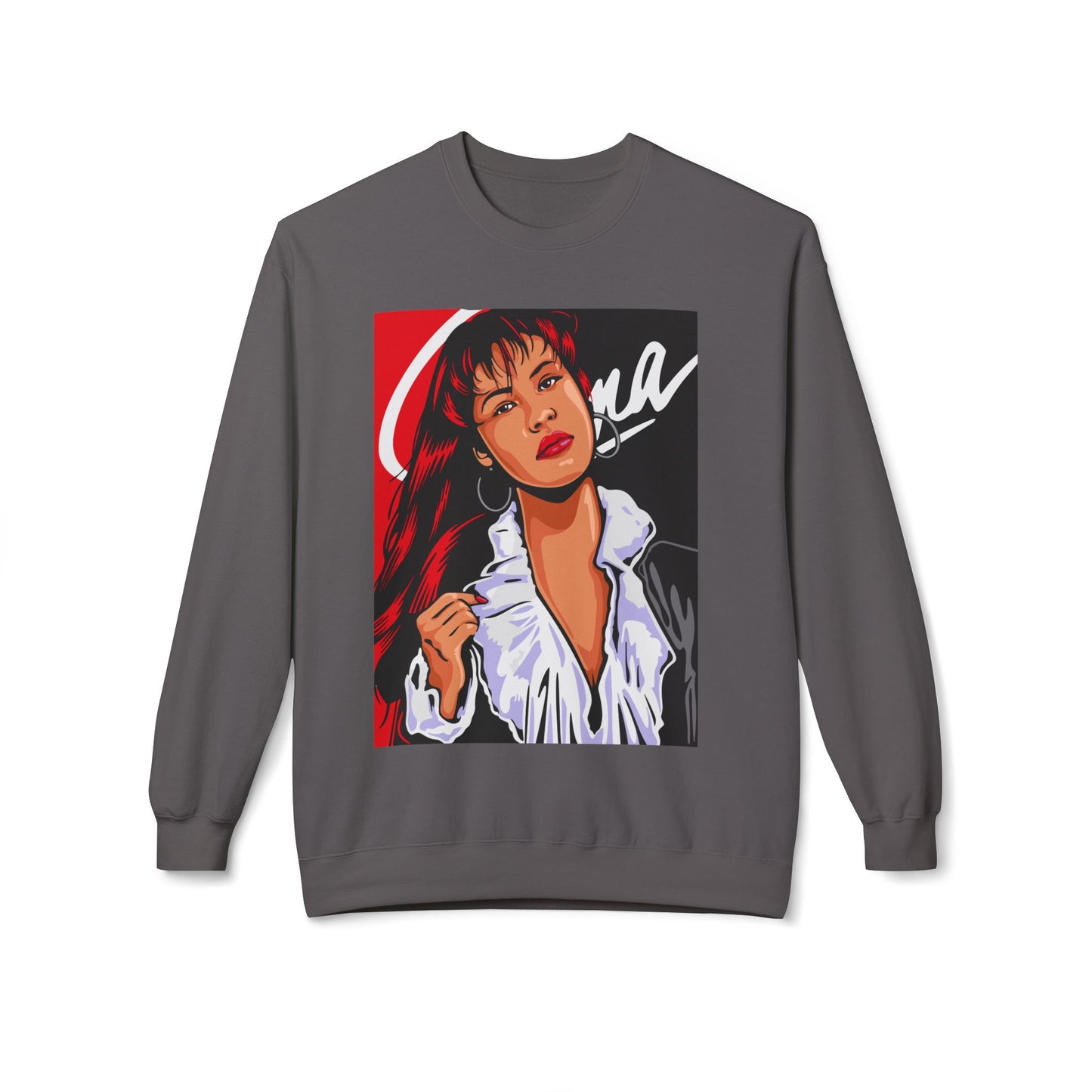 Selena Retro Pop Portrait Crewneck Sweatshirt