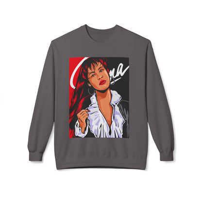 Selena Retro Pop Portrait Crewneck Sweatshirt