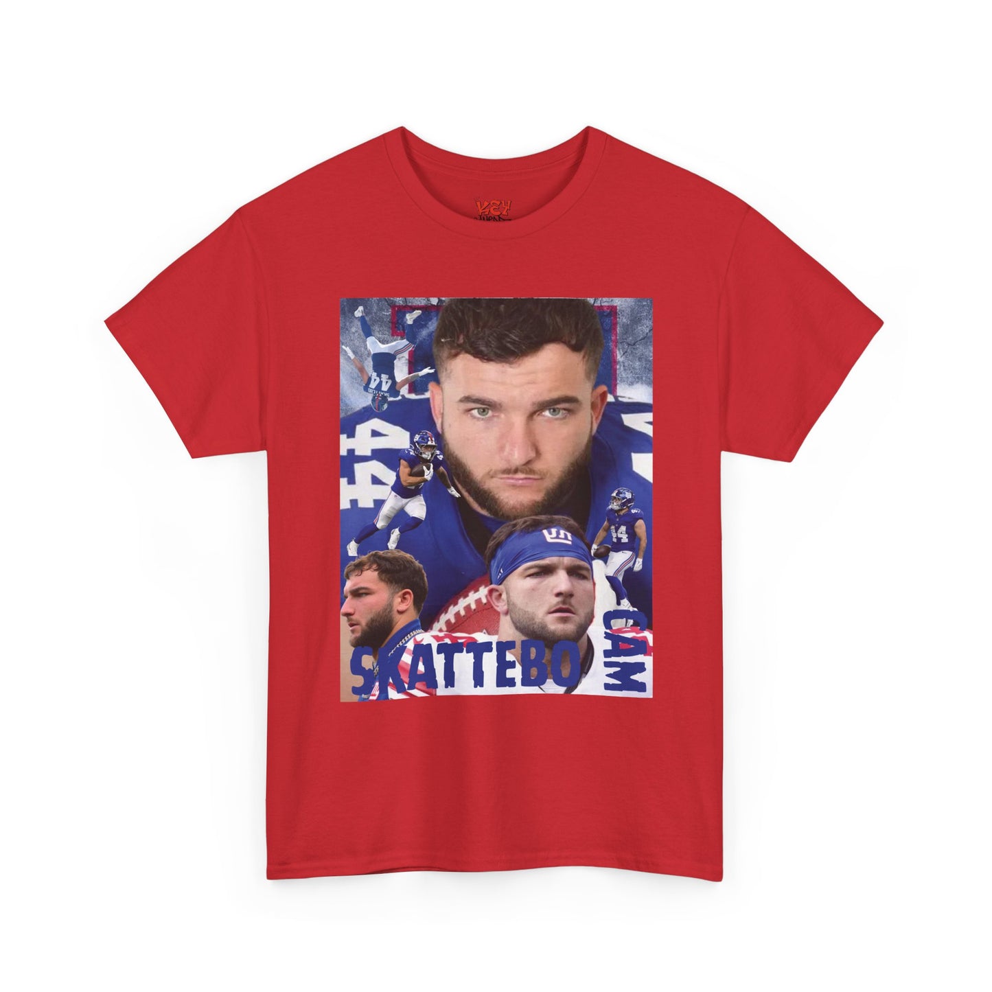 Skatebo Jam Graphic Tee — Retro Collage Skate Portrait T-Shirt