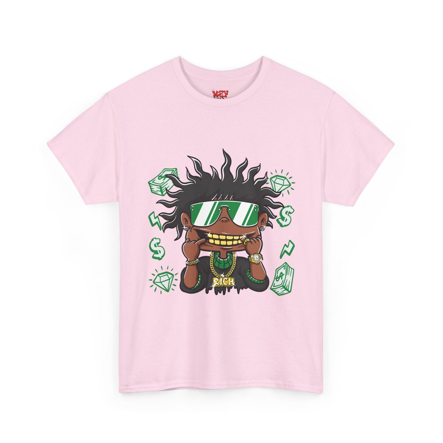 Money Eyes Graphic Tee — Cool Streetwear Cartoon Character T-Shirt