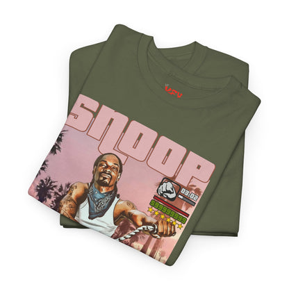 Snoop Retro Pink Hip-Hop Poster Tee