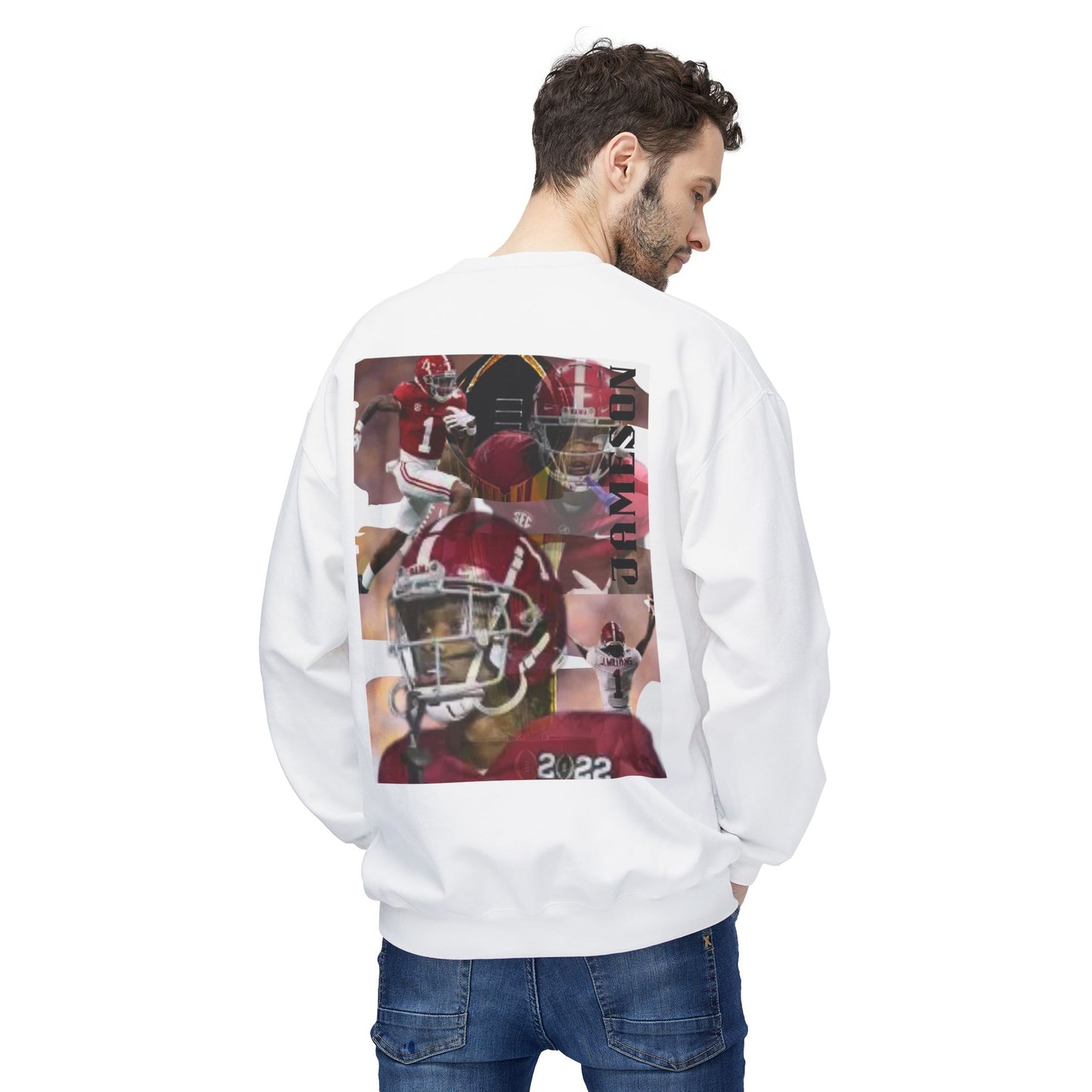 Jameson Alabama Crimson Tide Custom Fleece Sweatshirt - KeyWear Graphic Edition