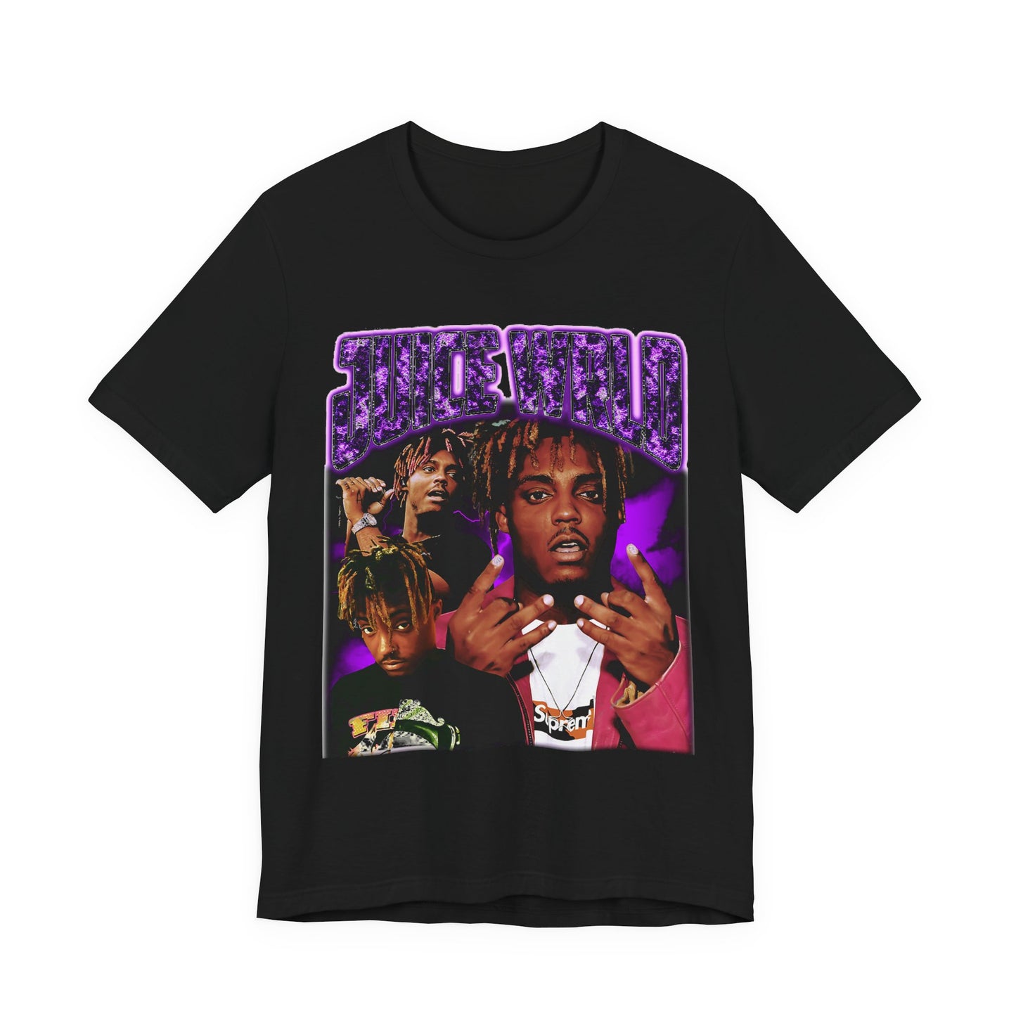 Juice WRLD Unisex Jersey Tee - Retro Graphic T-Shirt for Music Fans