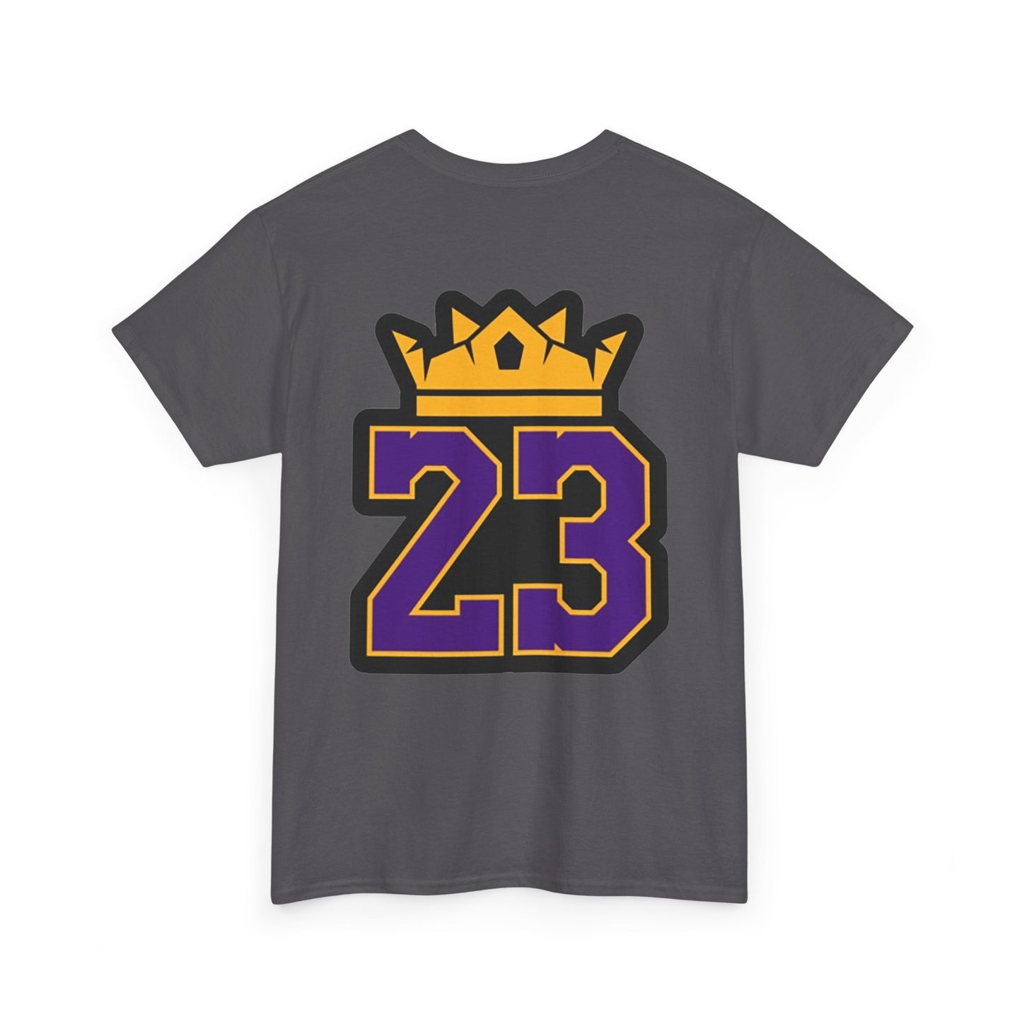 King Crown 23 Tee – Purple & Gold Sports Number Shirt