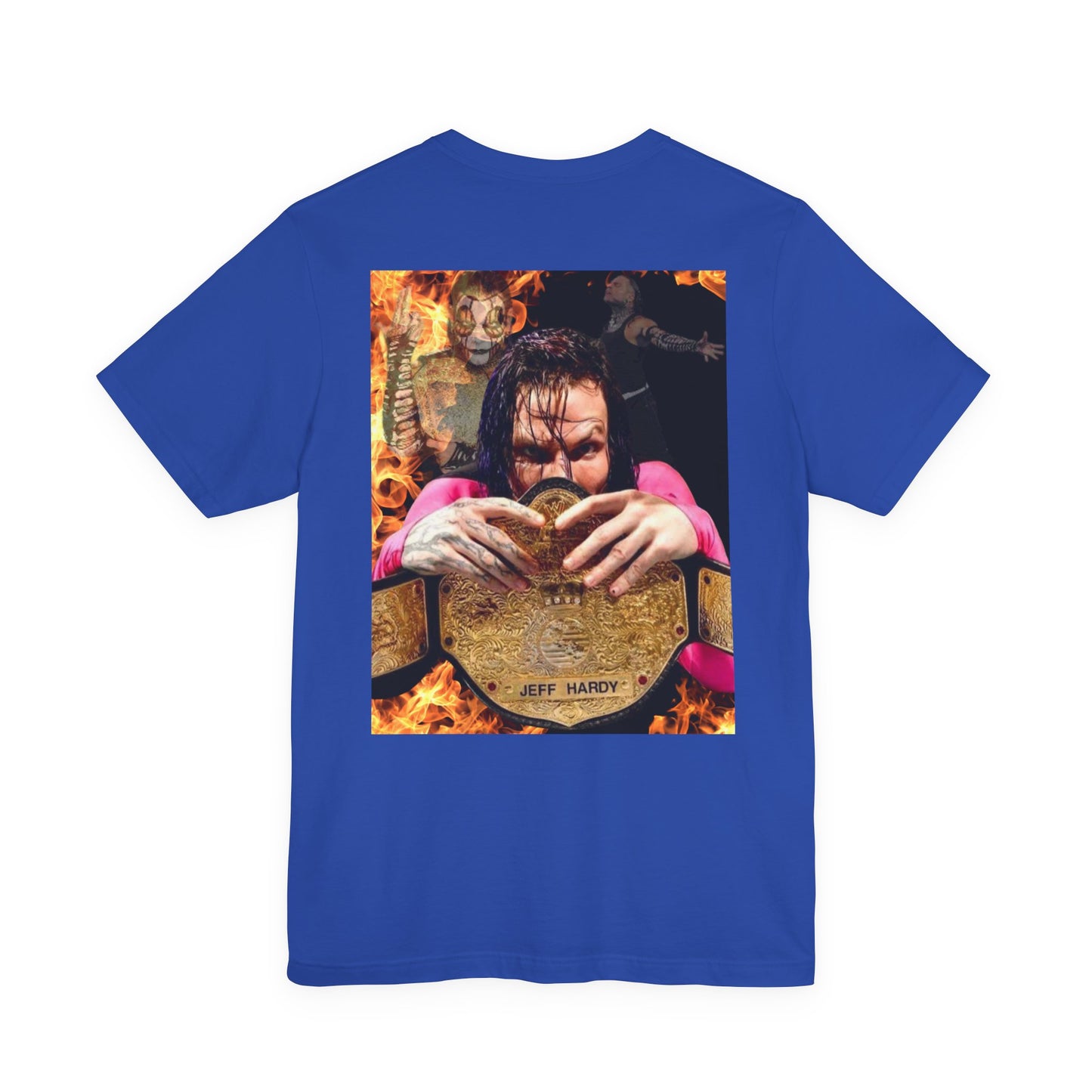 Jeff Retro Wrestling Champion Tee - Unisex Jersey Short Sleeve Shirt
