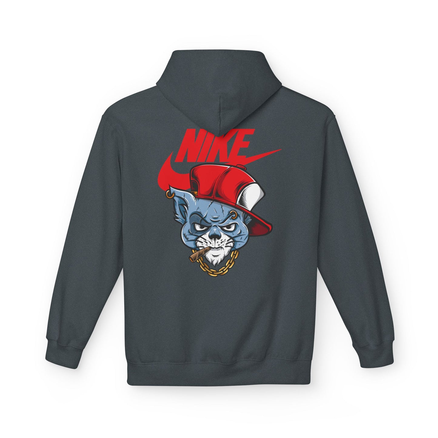 'Nike' Urban Cat Graphic Pullover