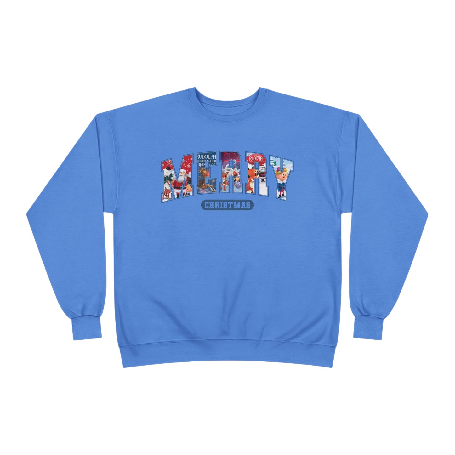 Merry Christmas Crewneck Sweatshirt — Festive Holiday Graphic Pullover
