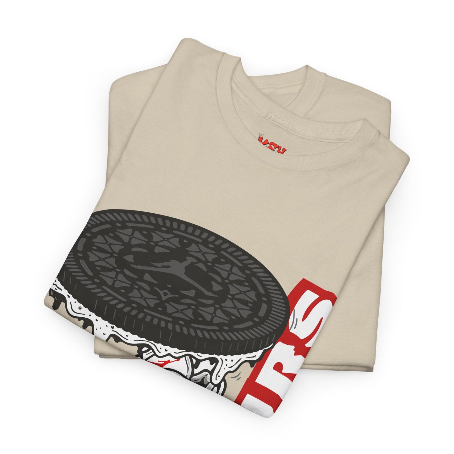KeyWear Graphic Tee — Oreo Sneaker Sandwich Design ("FOURS")