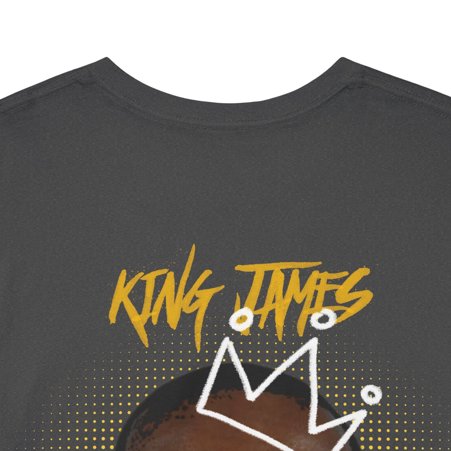 'King'  James Crown Face T-shirt