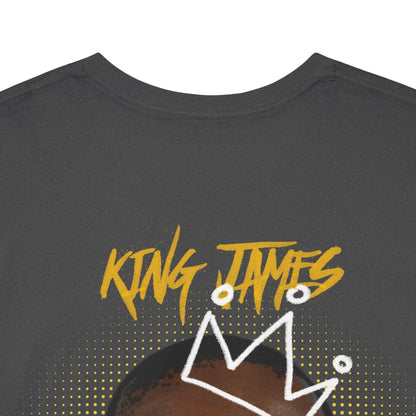 'King'  James Crown Face T-shirt