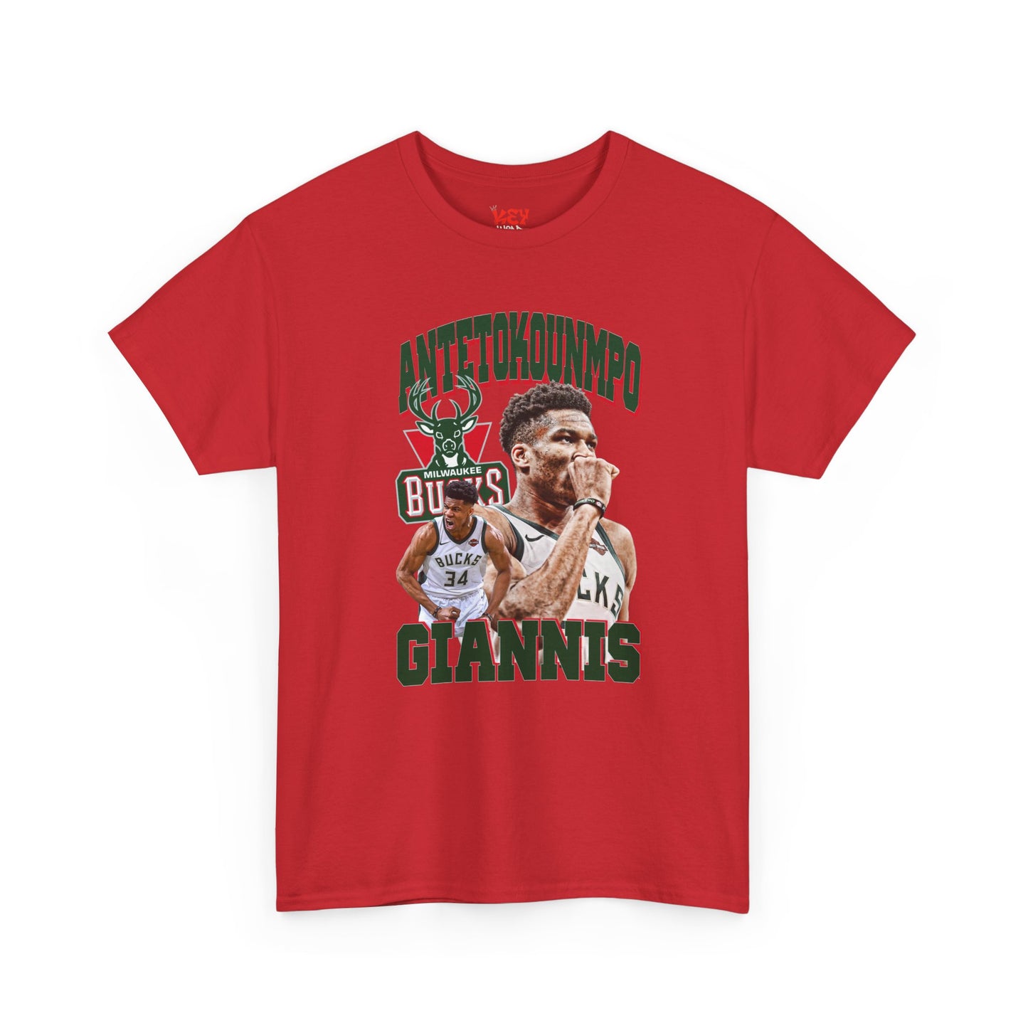Giannis Antetokounmpo Unisex Heavy Cotton Tee - Basketball Fan Apparel