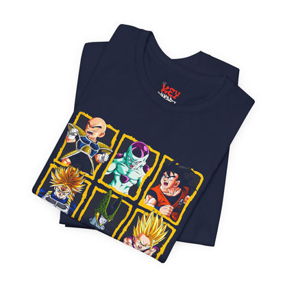 Dragon Ball Z Character Grid T-Shirt