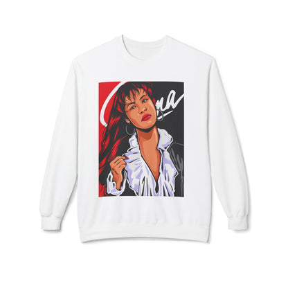 Selena Retro Pop Portrait Crewneck Sweatshirt