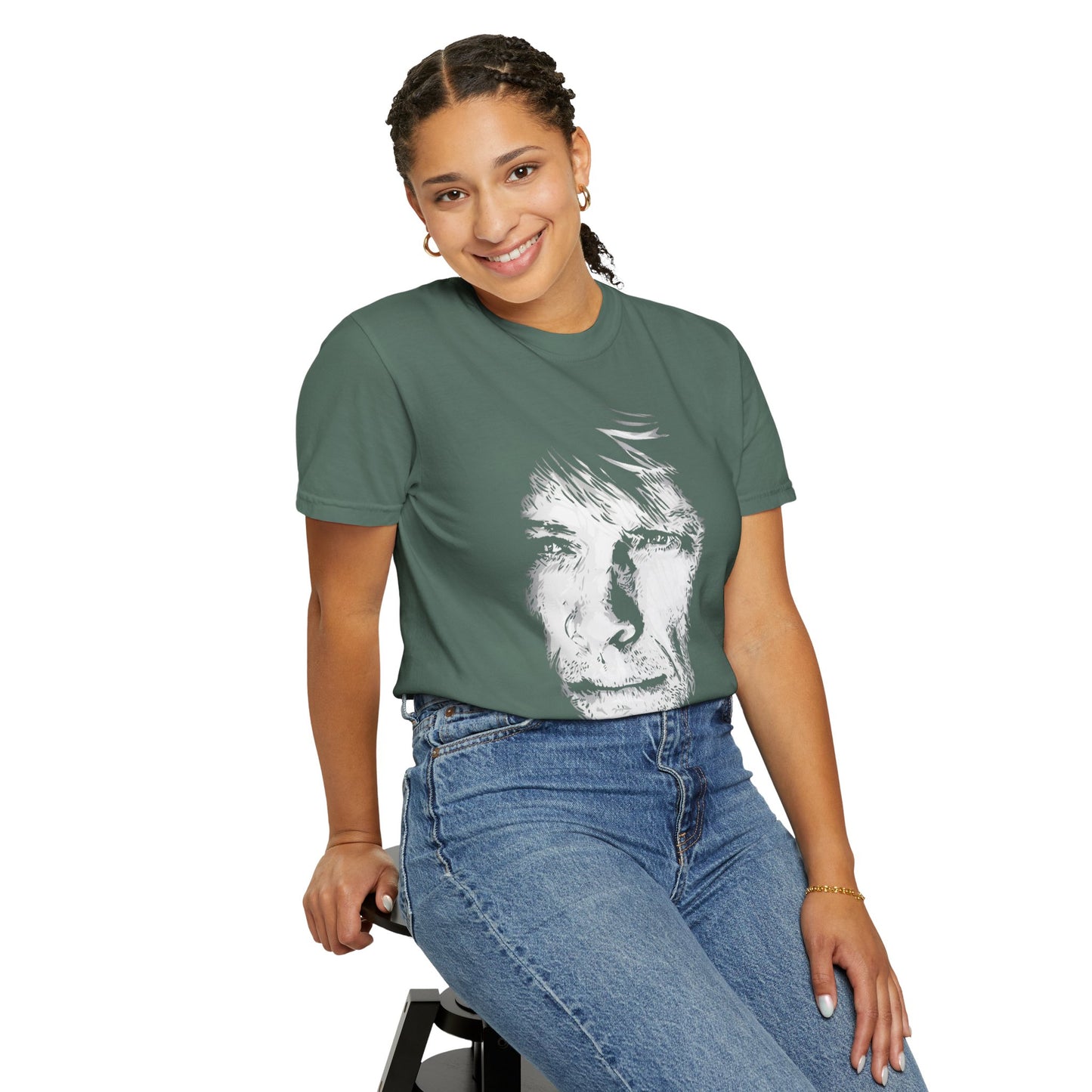 Vintage Rock Portrait T-Shirt — Bon Jovi Graphic Tee