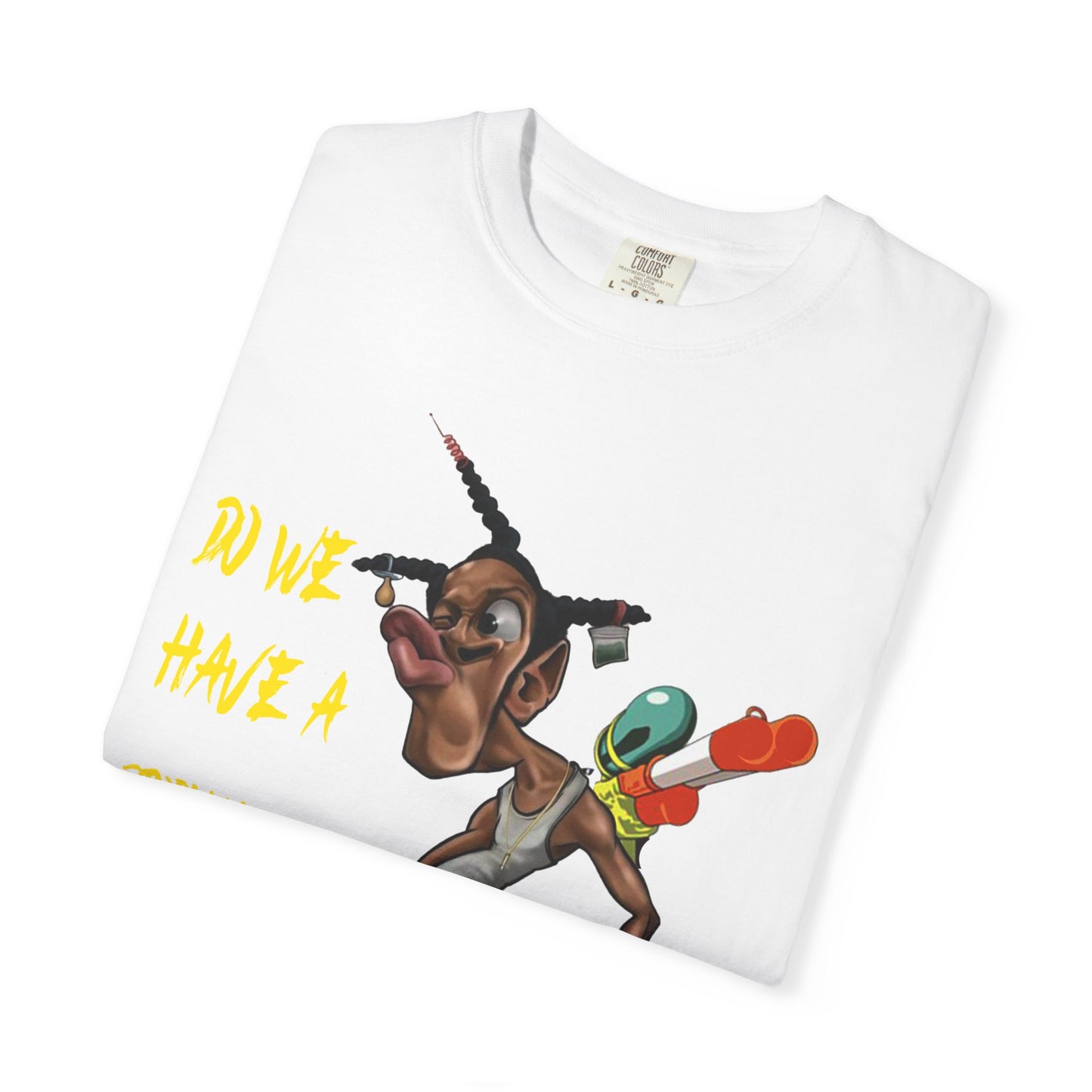 Don’t Be a Menace Graphic T-Shirt — “Do We Have a Problem?” Urban Cartoon Streetwear