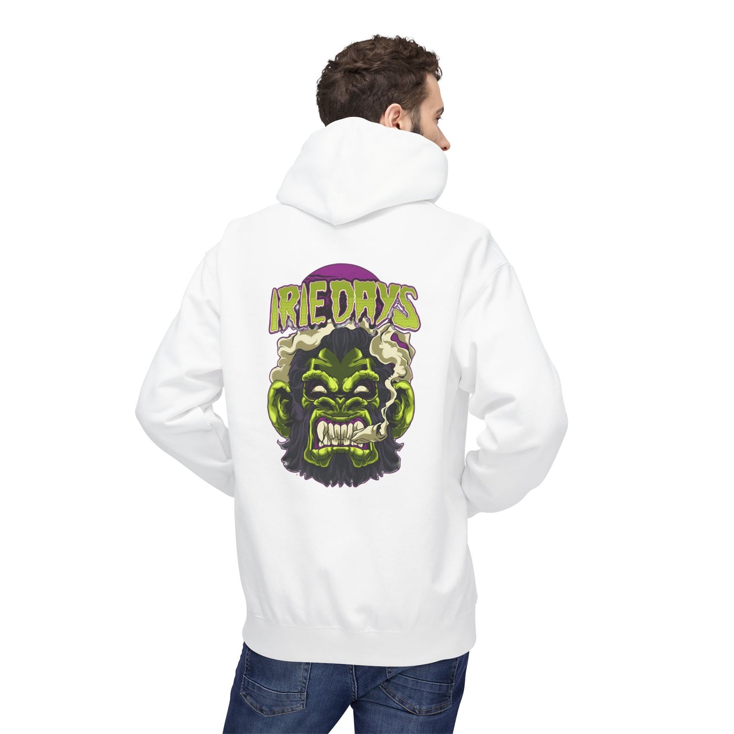 Irie Days Gorilla Graphic Hoodie — Green Monster Streetwear Pullover