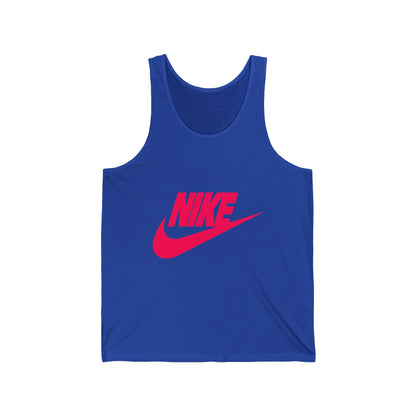 Nike Swoosh Tank Top — Retro Pink Logo Athletic Tank