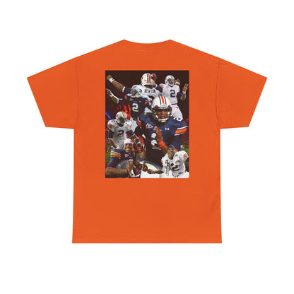 Cam Newton #2 Auburn Sports Tee, Unisex Cotton T-Shirt for Game Day, Fan Apparel, Gift for Sports Lovers, Unique Graphic Tee, Casual Wear