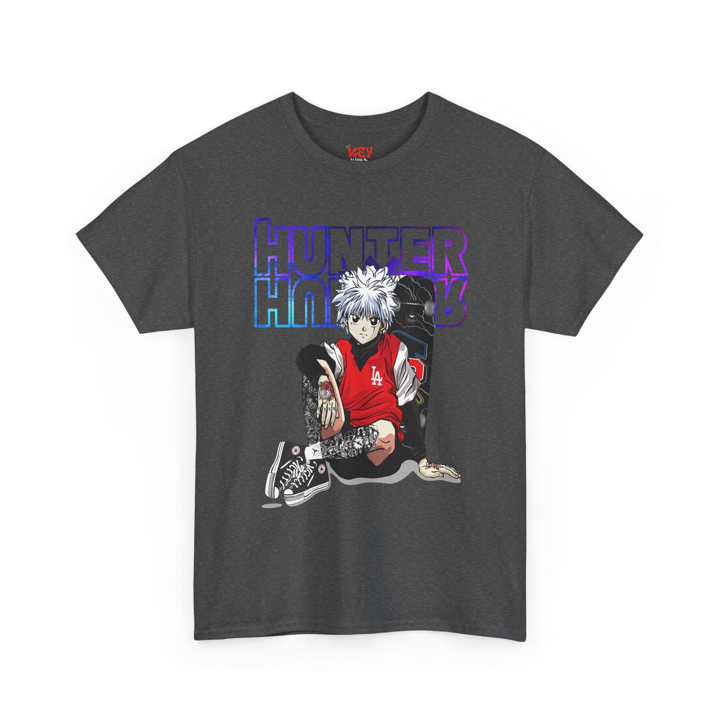 Hunter x Hunter Unisex Heavy Cotton Tee - Anime Graphic Tee