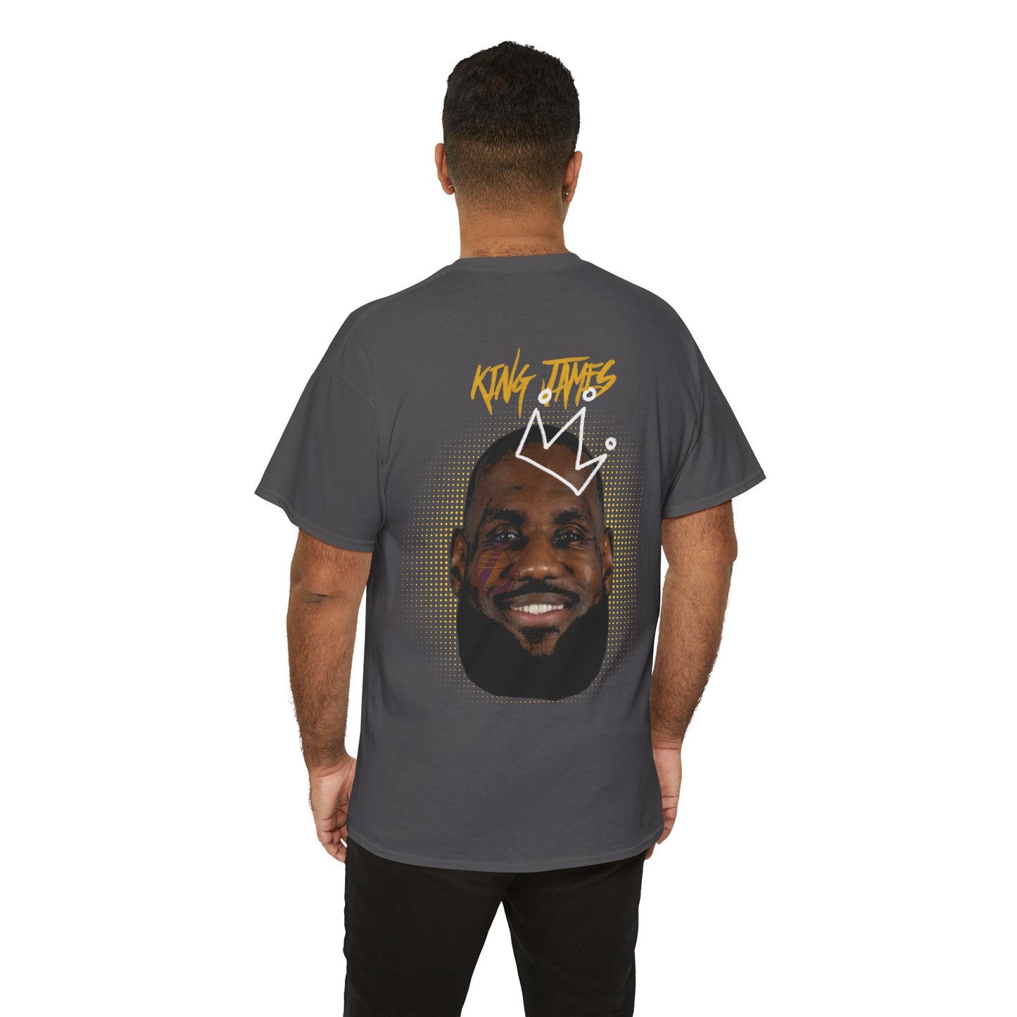 'King'  James Crown Face T-shirt