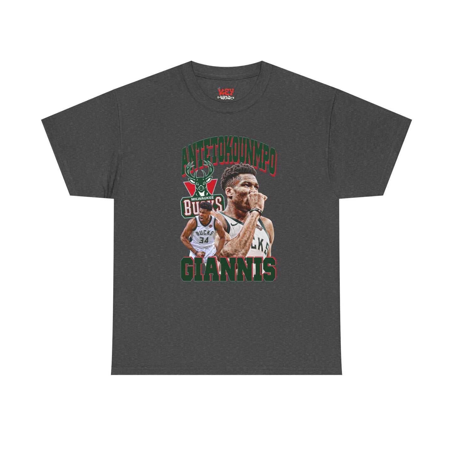 Giannis Antetokounmpo Unisex Heavy Cotton Tee - Basketball Fan Apparel