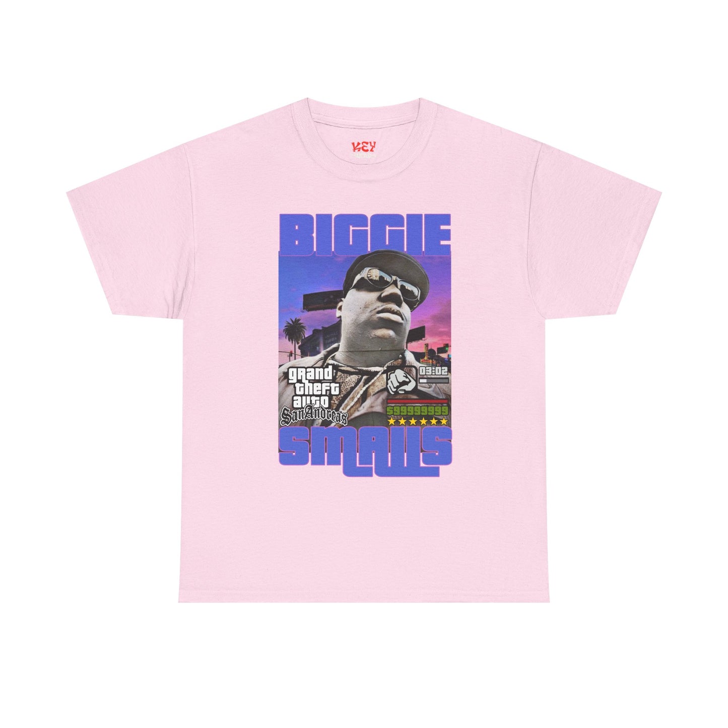 Biggie Tee — Retro Dragon Warrior Graphic T‑Shirt