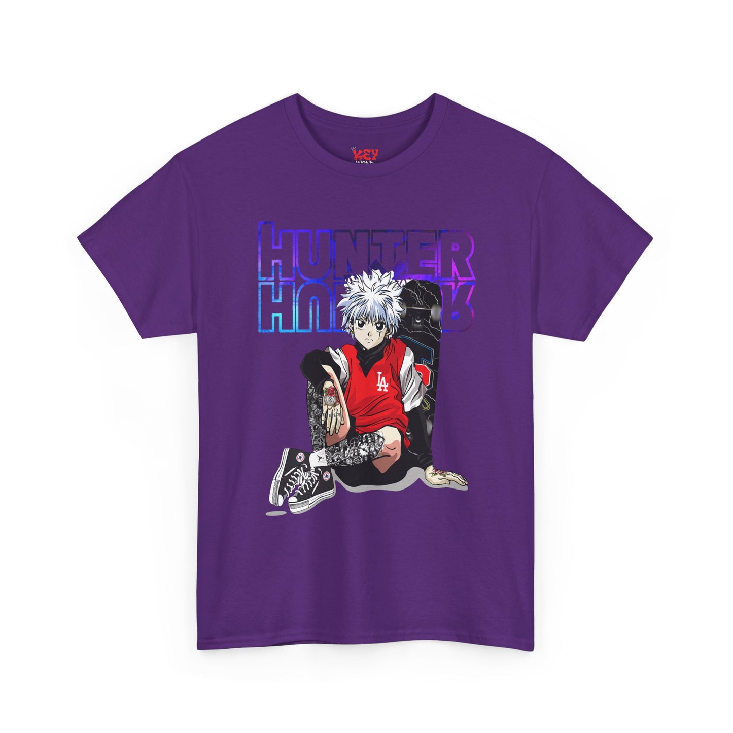 Hunter x Hunter Unisex Heavy Cotton Tee - Anime Graphic Tee